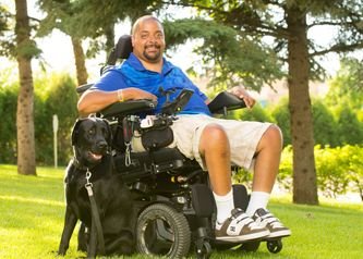 Cloverdale Estates person in wheelchair